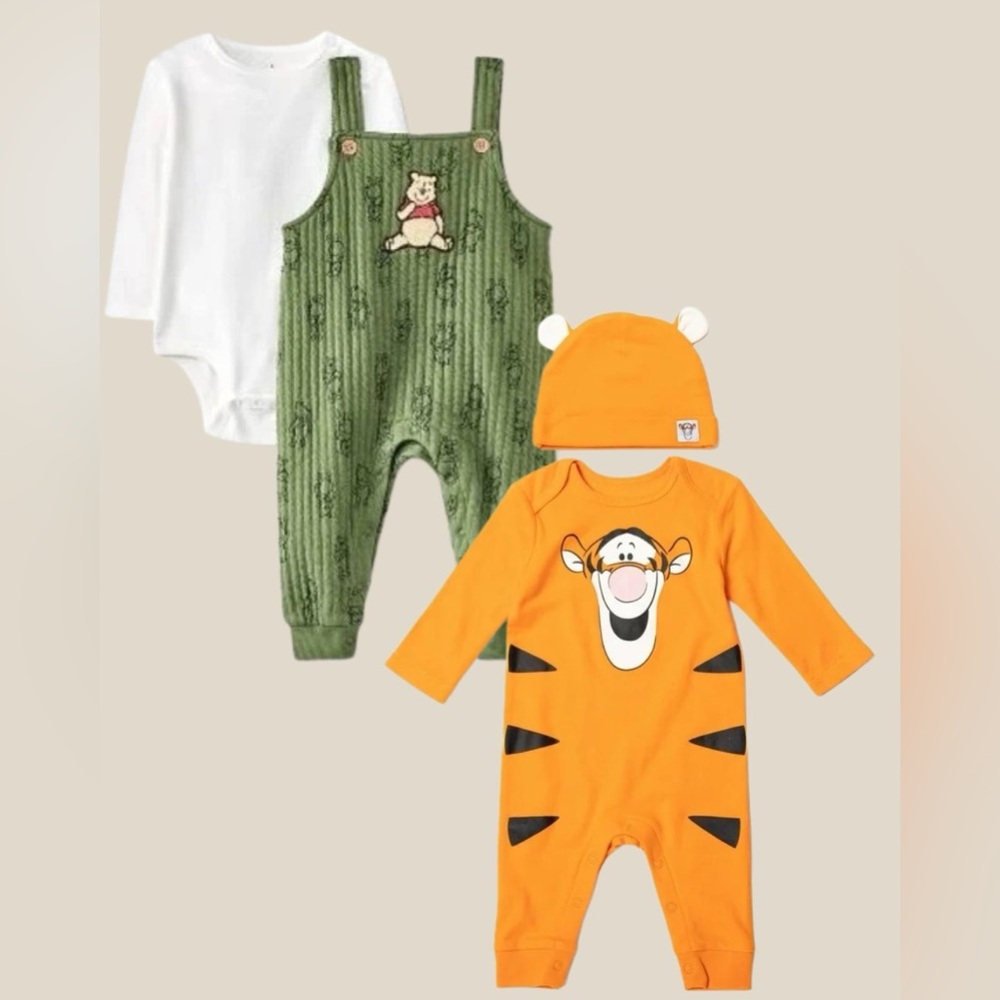 BUNDLE 2 Pack Disney Baby Winnie the Pooh Outfits